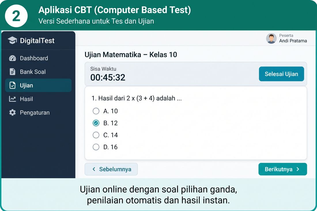 Jasa Pembuatan Aplikasi CBT (Computer Based Test)